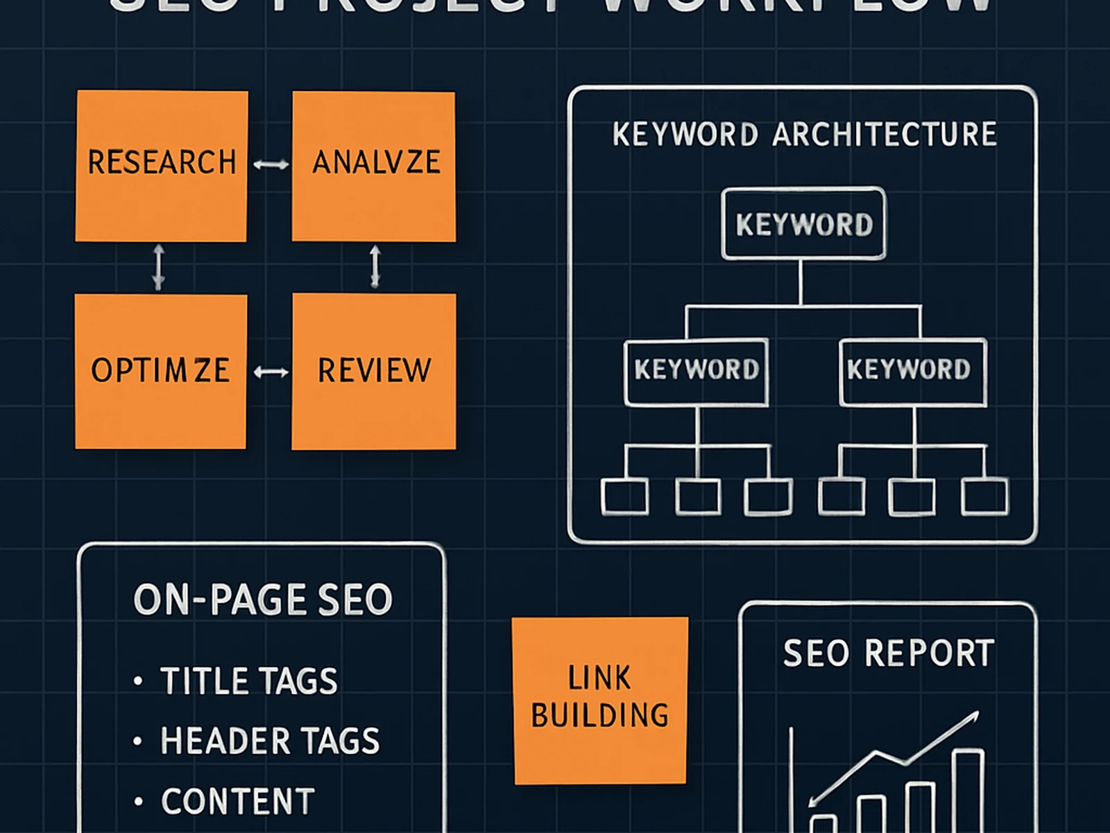 SEO process workflow